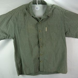 Columbia  Button Front Shirt Size Medium